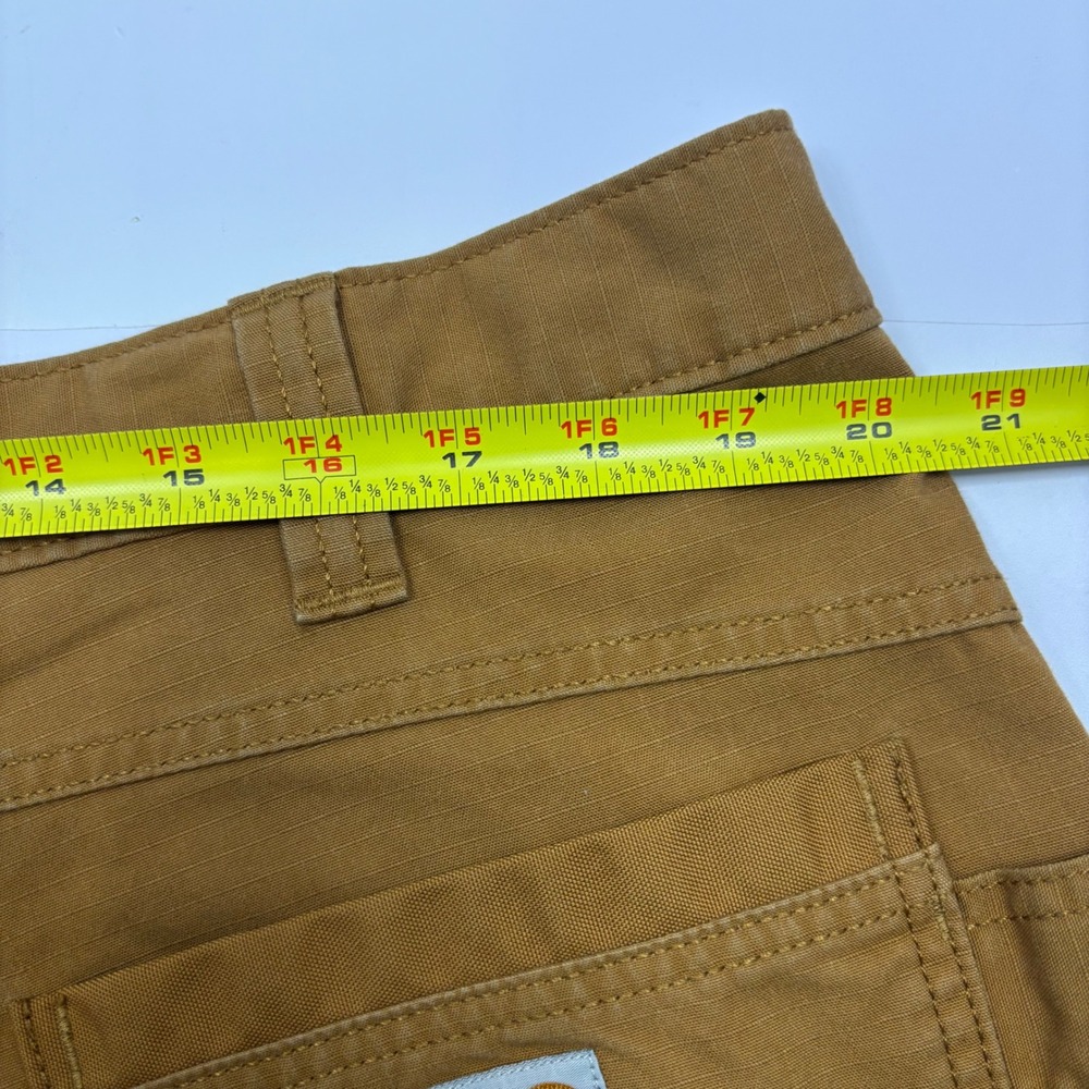 Carhartt BS4727-M Rugged Flex Relaxed Fit Ripstop Cargo‎ Work Shorts Brown 40 - Picture 8 of 10